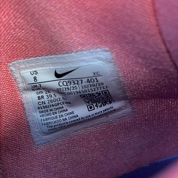 Nike Kyrie 7 Midnight Navy Basketball Sneaker Shoe 2020 CQ9327-401 Size 8 - Picture 9 of 16